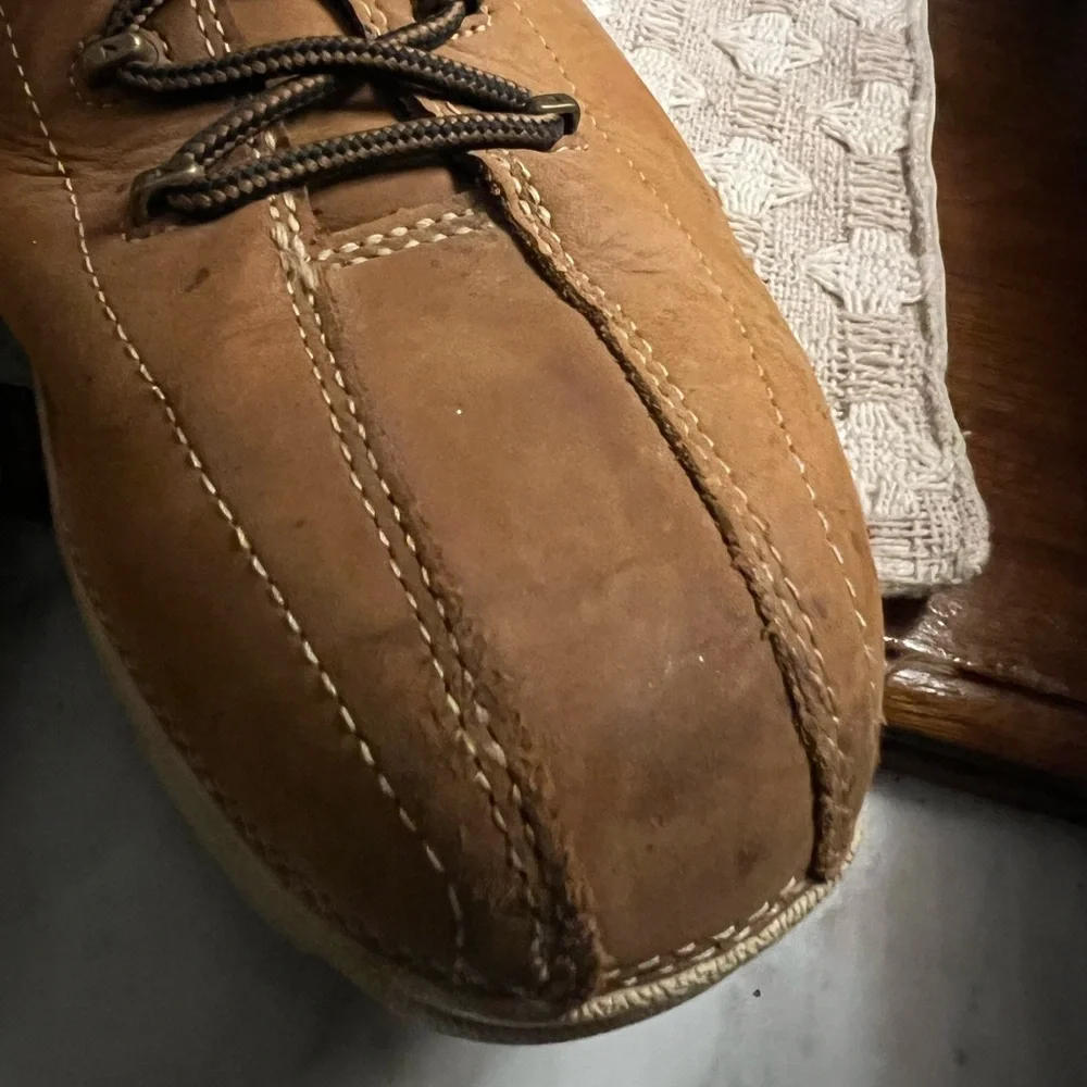 LUGZ Classic Brawn Casual‎ Streetwear Lace Up Boots Brown Tan Men's Size 13 GUC